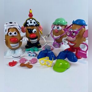 1985 Mrs. Potato Head Doctor plus Disney Pirate and a LOT More extra pieces